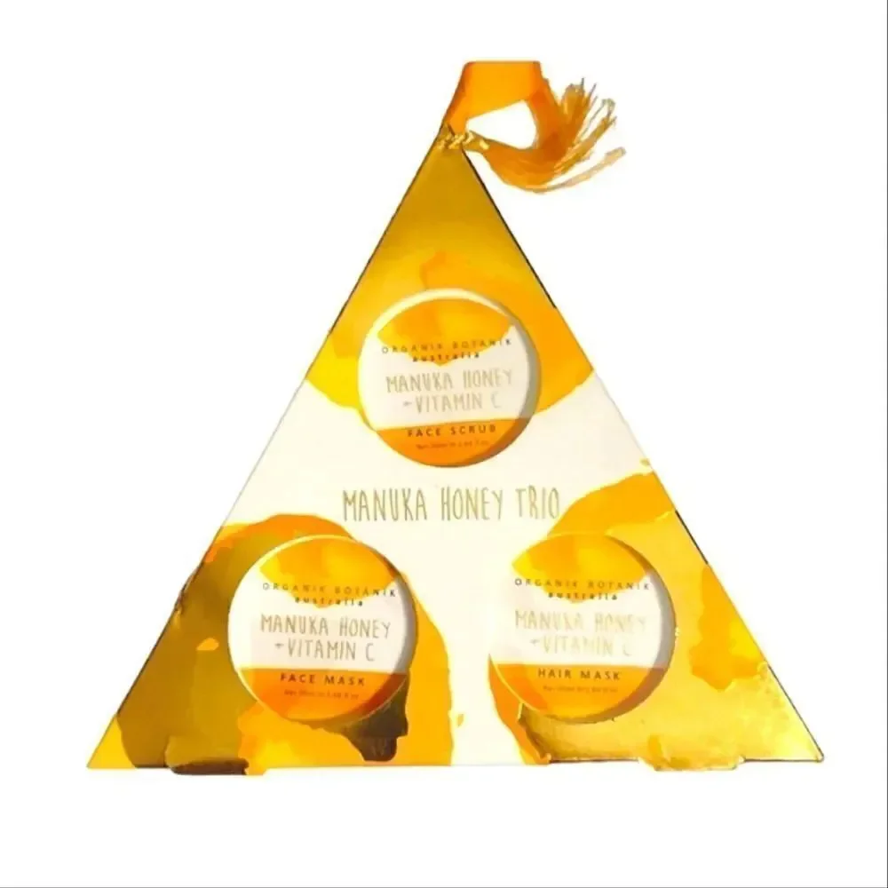 $9💥 Organik Botanik Australia Manuka Honey Trio Scrub and Masks NWT